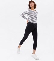 New Look Black Crop Lift & Shape Jenna Skinny Jeans